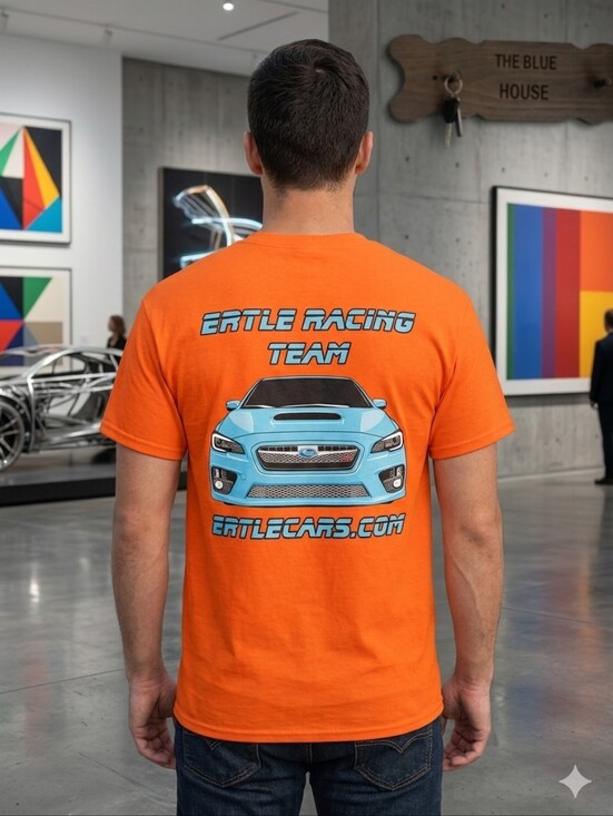 Gildan Other - Subaru Ertle Racing Team Orange Tee  Size Large